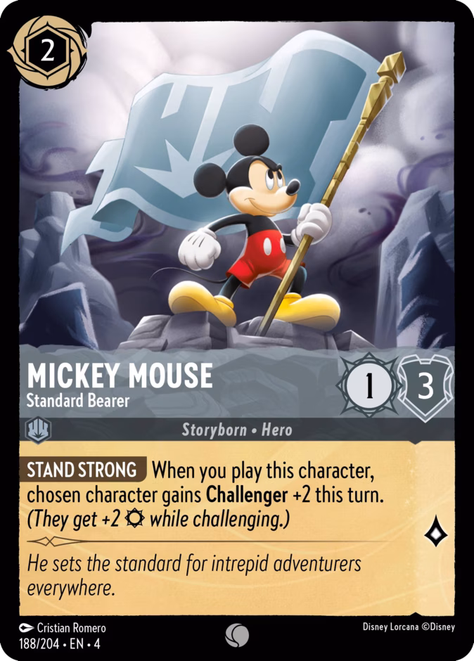 Carta Mickey Mouse · Standard Bearer