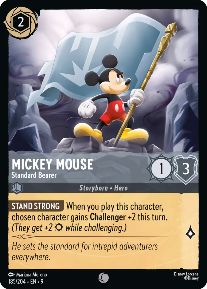 Carta Mickey Mouse · Standard Bearer