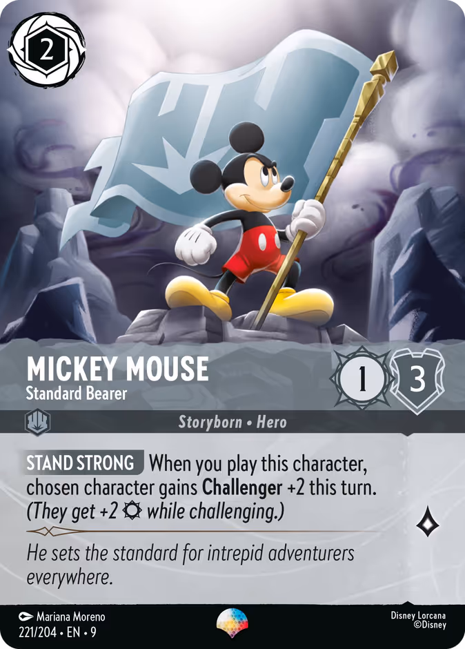 Carta Mickey Mouse · Standard Bearer