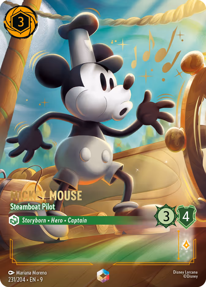Carta Mickey Mouse · Steamboat Pilot