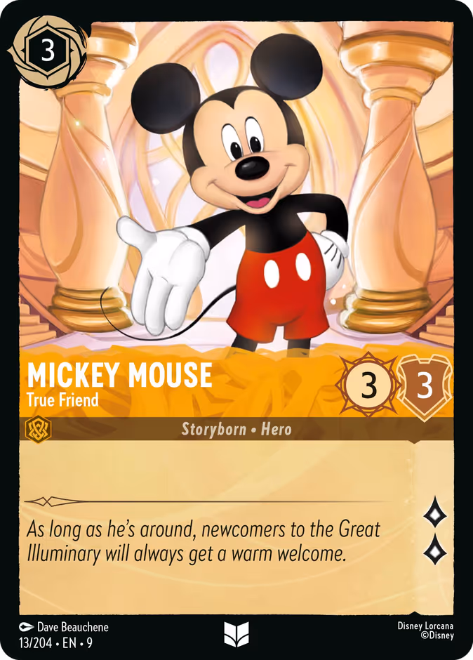 Carta Mickey Mouse · True Friend