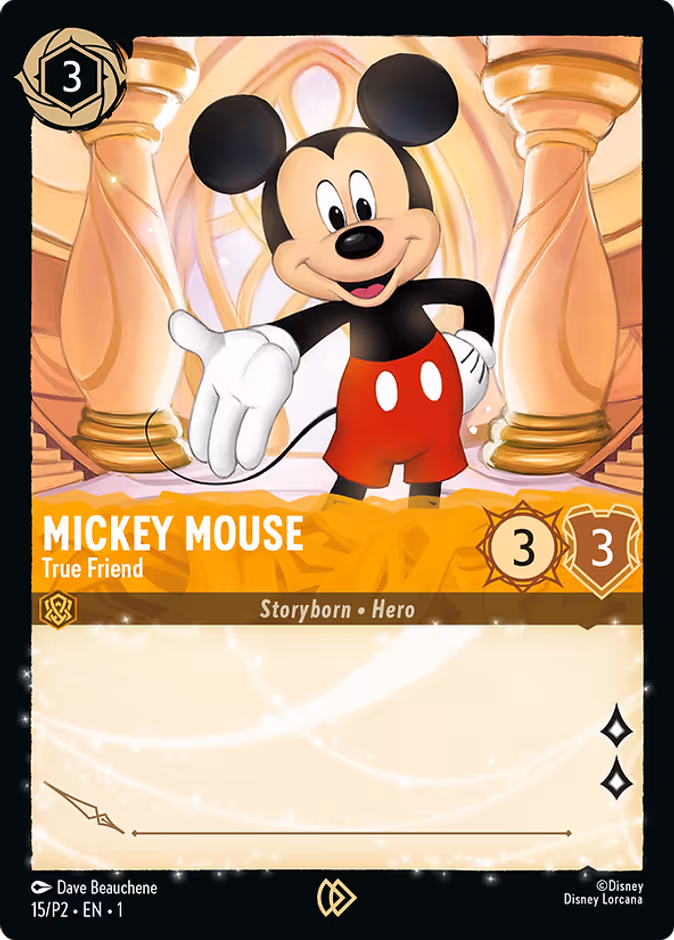 Carta Mickey Mouse · True Friend