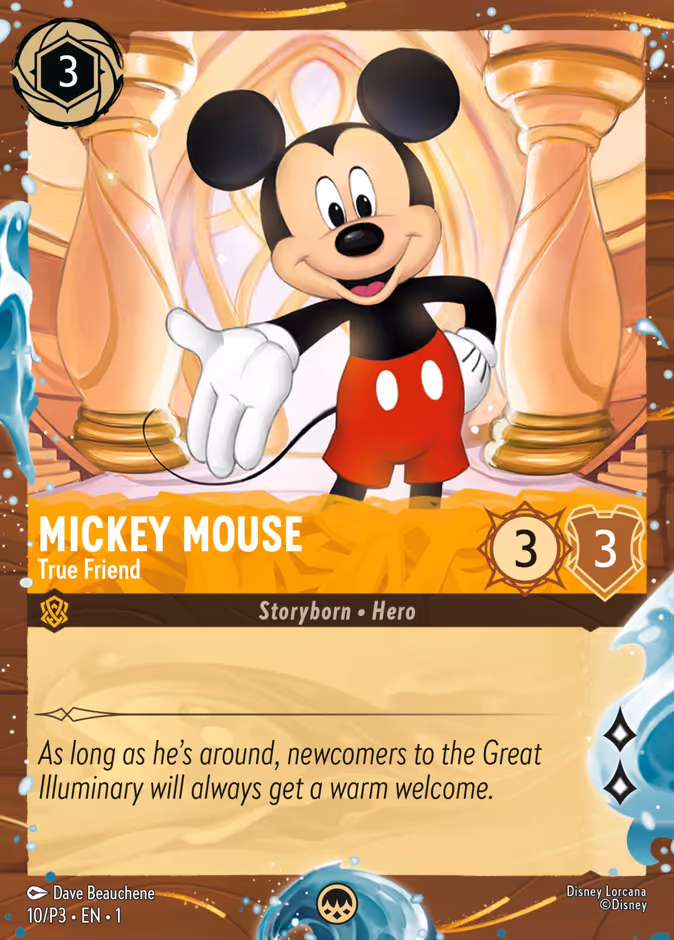 Carta Mickey Mouse · True Friend