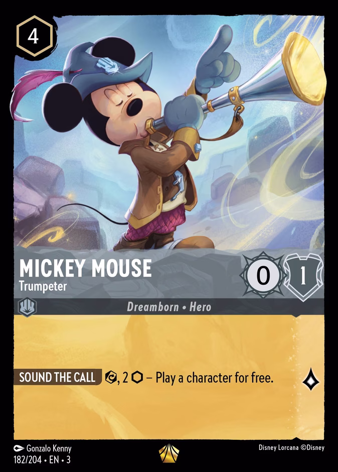 Carta Mickey Mouse · Trumpeter