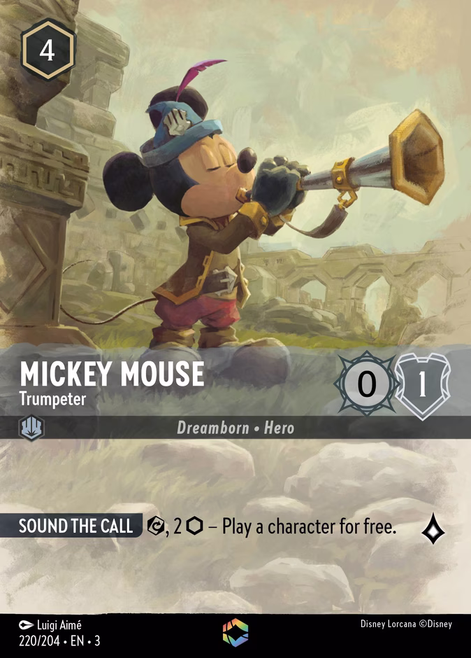 Carta Mickey Mouse · Trumpeter