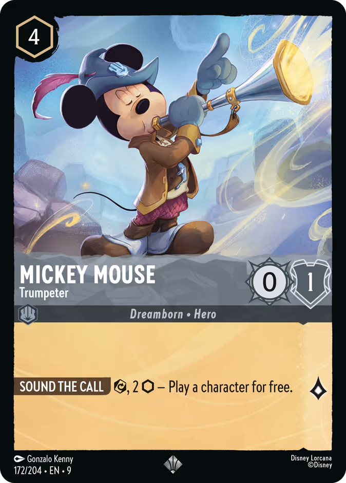 Carta Mickey Mouse · Trumpeter