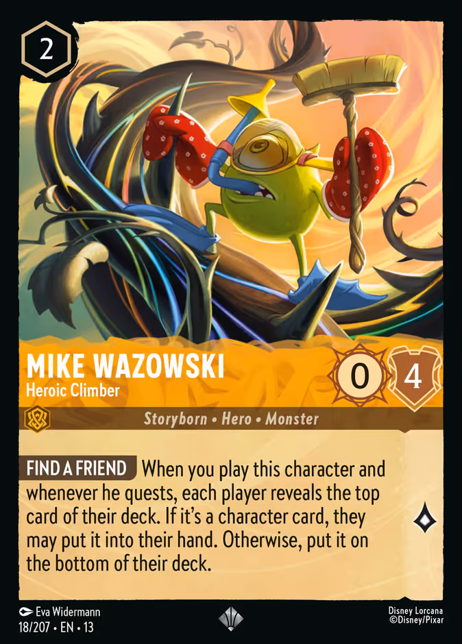 Carta Mike Wazowski · Heroic Climber
