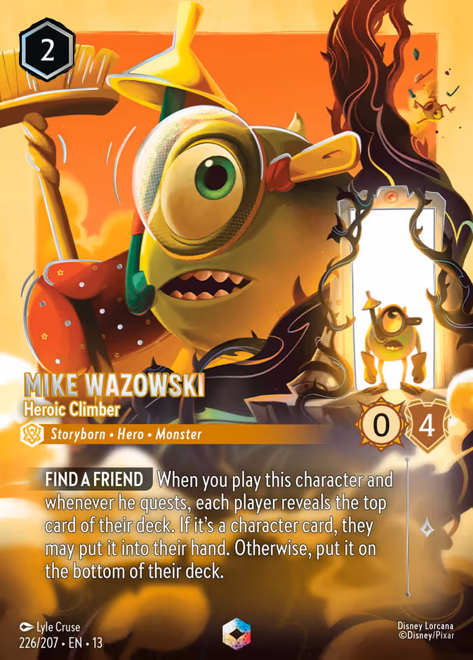 Carta Mike Wazowski · Heroic Climber