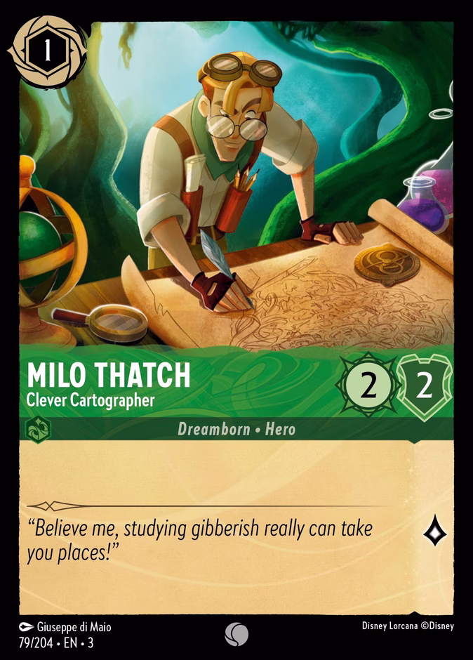 Carta Milo Thatch · Clever Cartographer