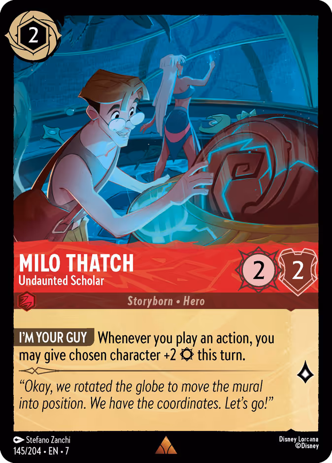Carta Milo Thatch · Undaunted Scholar