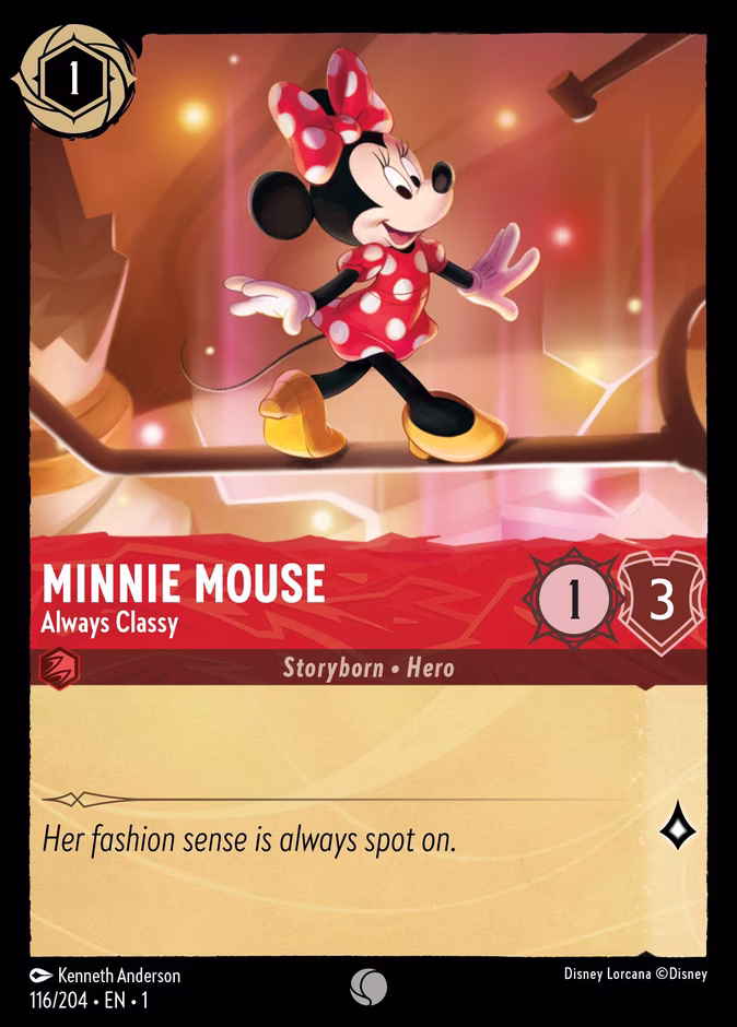Carta Minnie Mouse · Always Classy