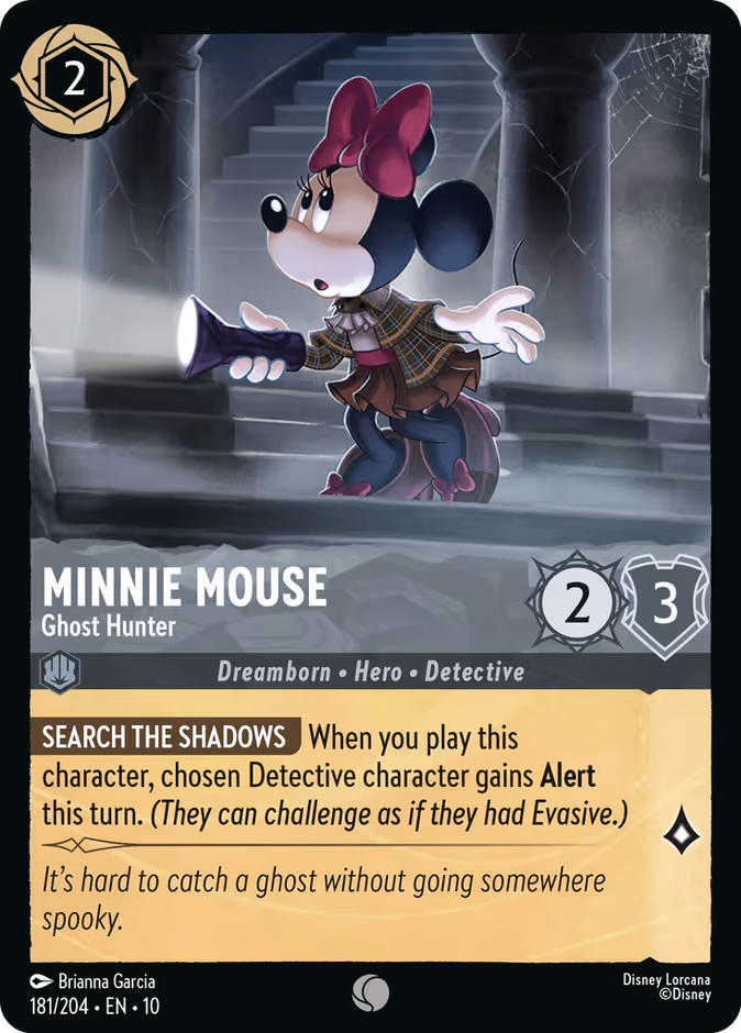 Carta Minnie Mouse · Ghost Hunter