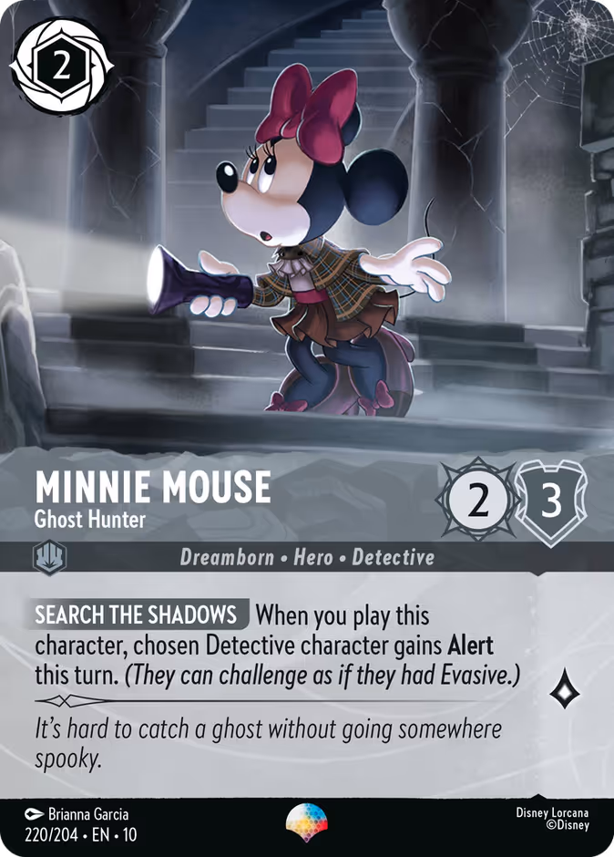 Carta Minnie Mouse · Ghost Hunter