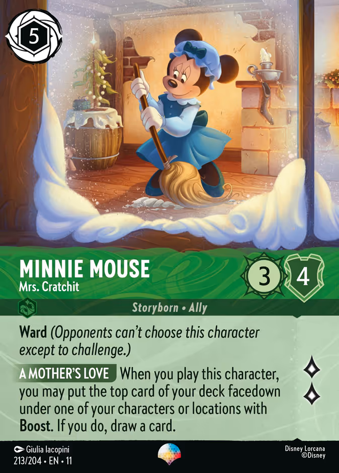 Carta Minnie Mouse · Mrs. Cratchit