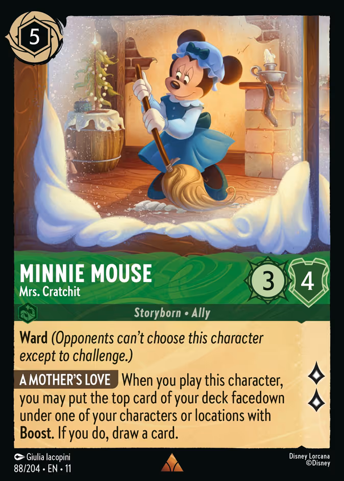 Carta Minnie Mouse · Mrs. Cratchit