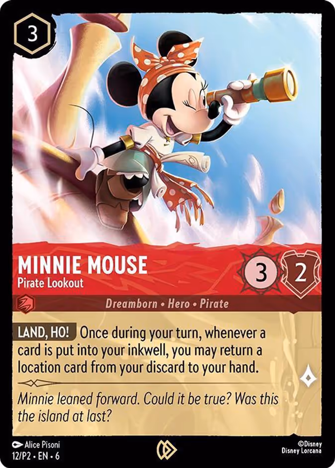 Carta Minnie Mouse · Pirate Lookout