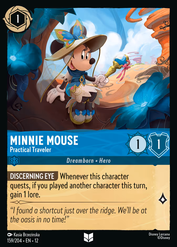 Carta Minnie Mouse · Practical Traveler