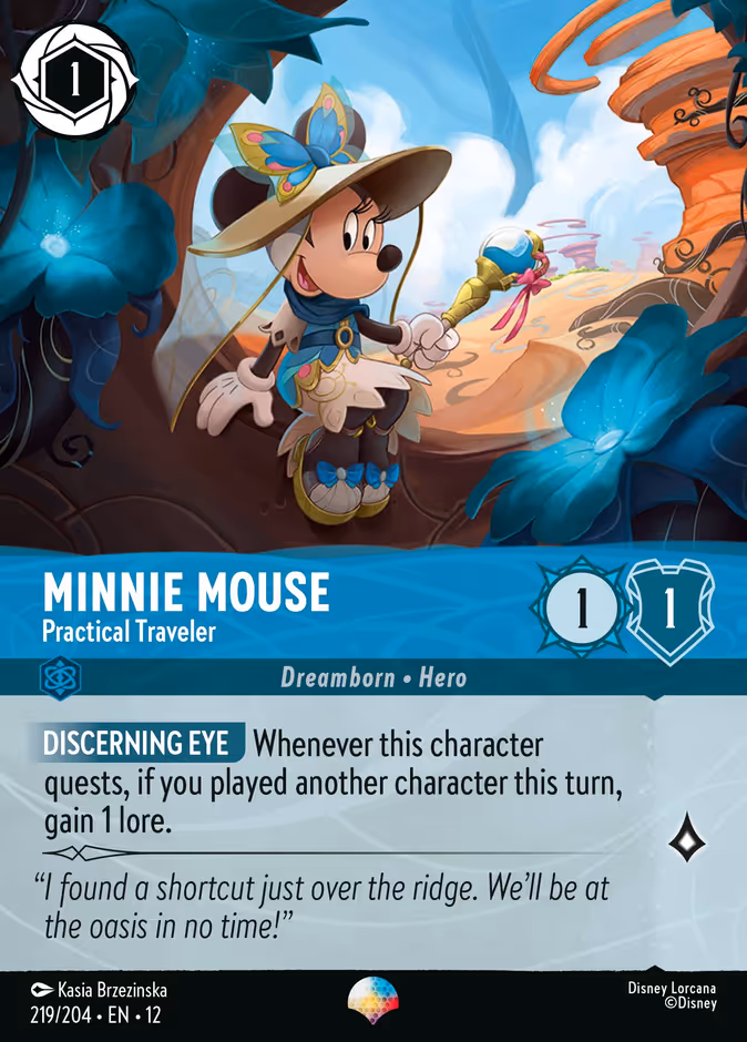 Carta Minnie Mouse · Practical Traveler