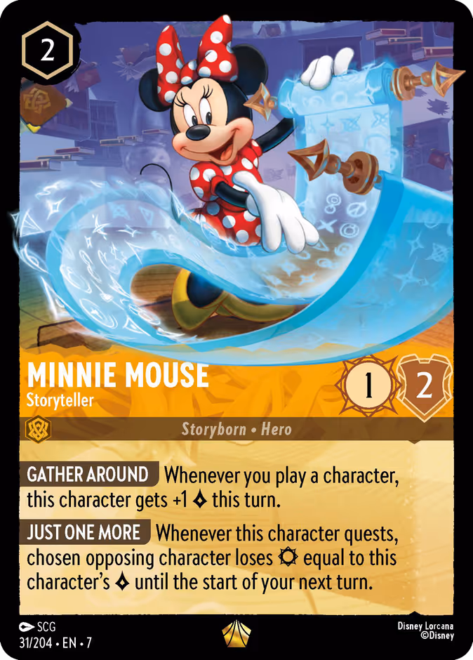 Carta Minnie Mouse · Storyteller
