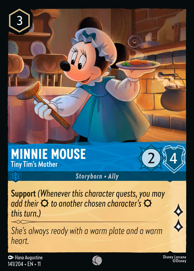 Carta Minnie Mouse · Tiny Tim's Mother
