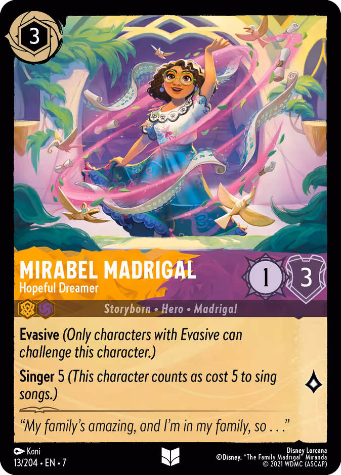 Carta Mirabel Madrigal · Hopeful Dreamer