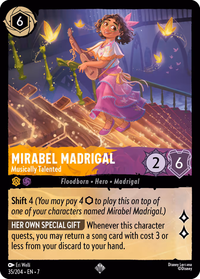 Carta Mirabel Madrigal · Musically Talented