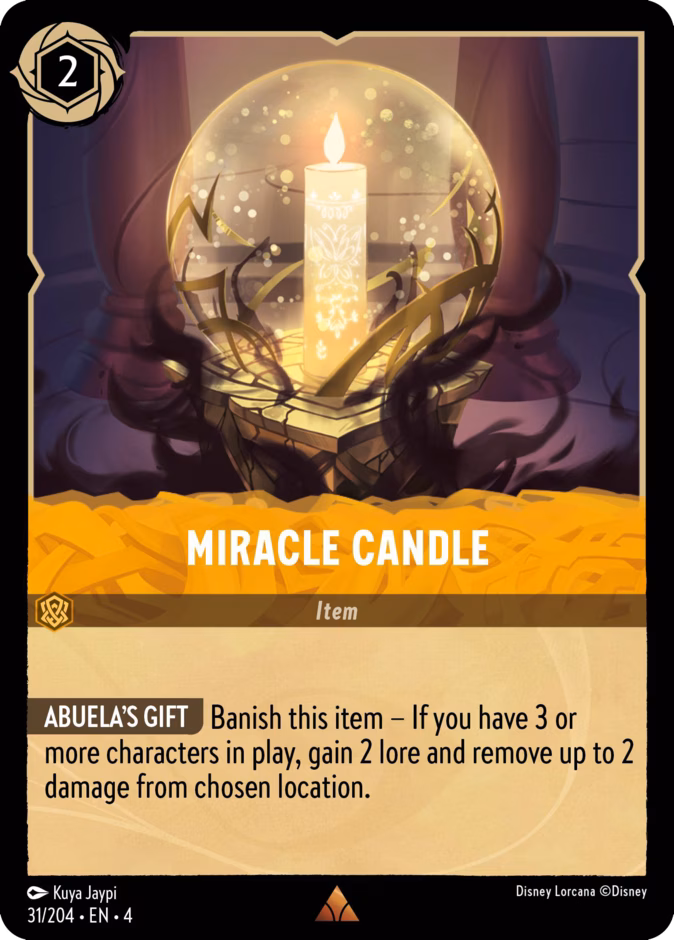 Carta Miracle Candle · 