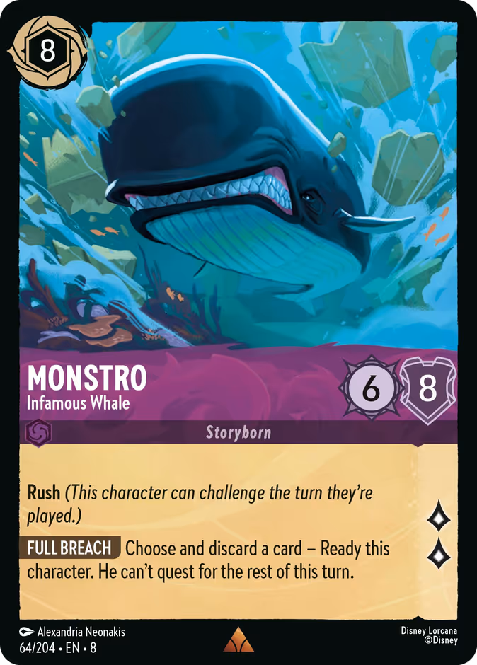 Carta Monstro · Infamous Whale