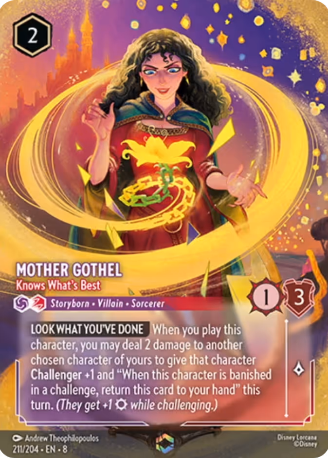 Carta Mother Gothel · Knows What's Best