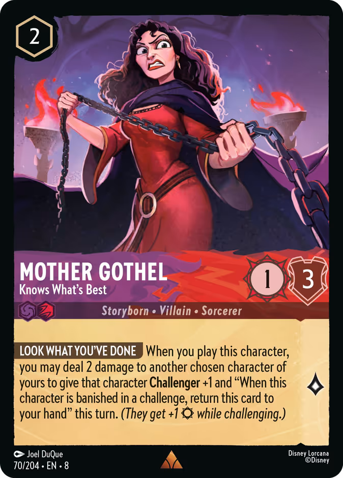 Carta Mother Gothel · Knows What's Best