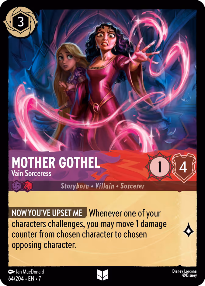 Carta Mother Gothel · Vain Sorceress