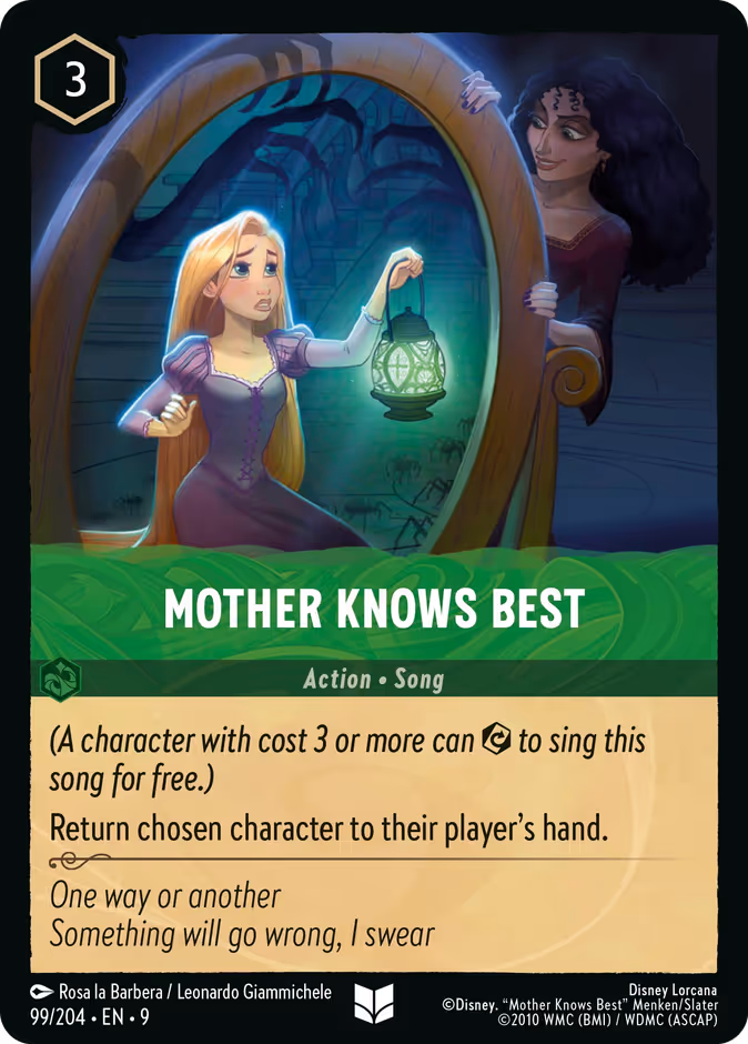 Carta Mother Knows Best · 