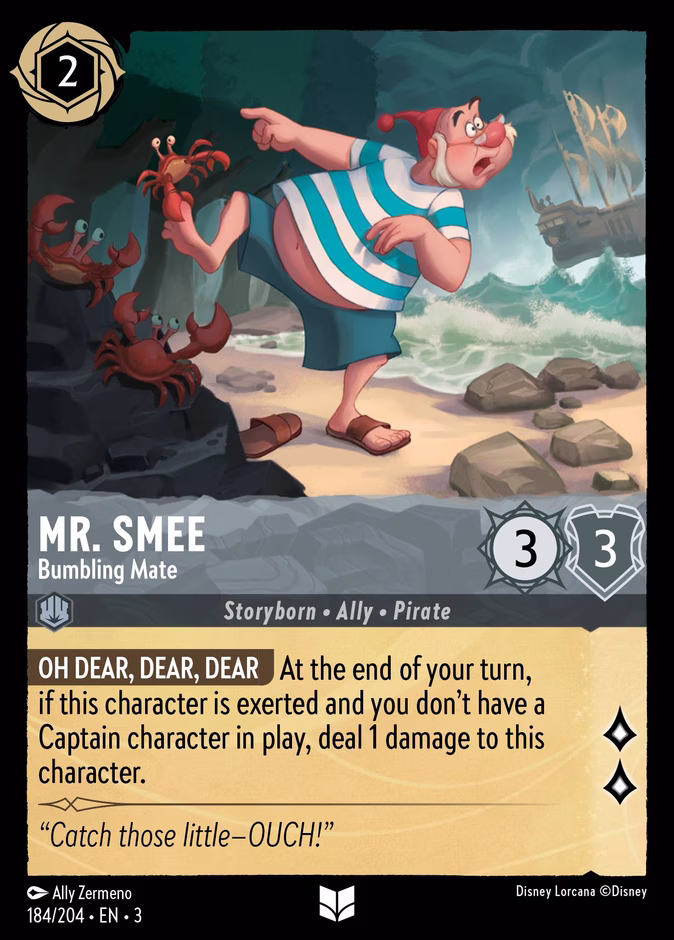 Carta Mr. Smee · Bumbling Mate