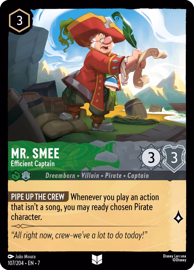 Carta Mr. Smee · Efficient Captain