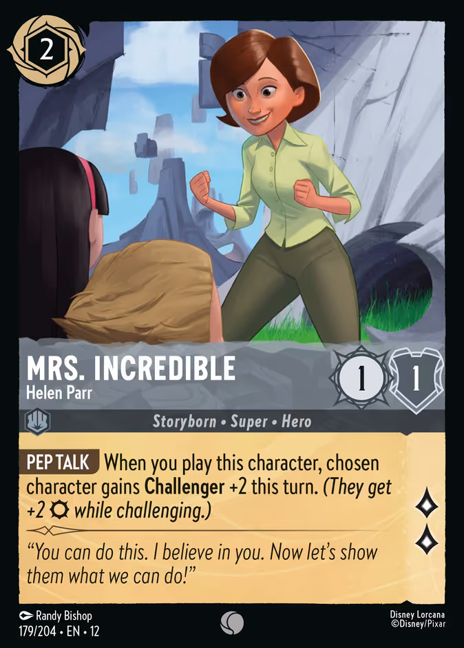 Carta Mrs. Incredible · Helen Parr