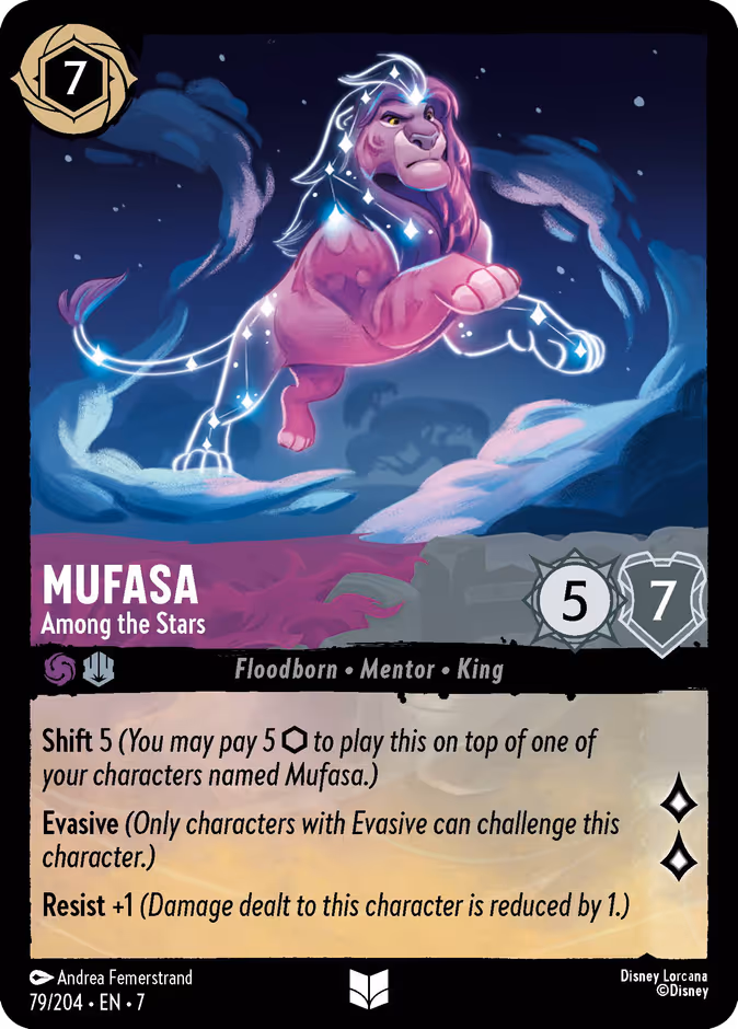 Carta Mufasa · Among the Stars