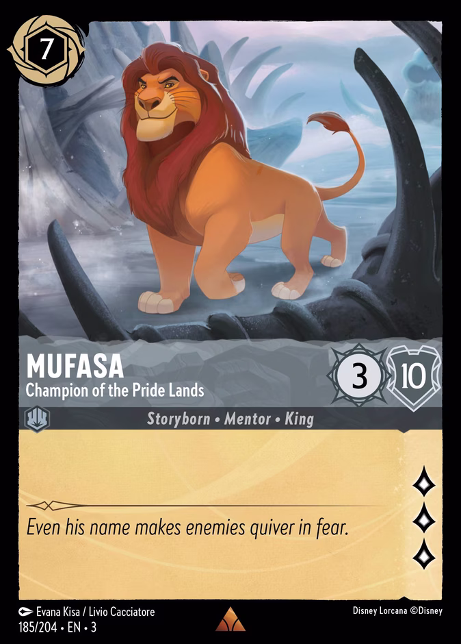 Carta Mufasa · Champion of the Pride Lands
