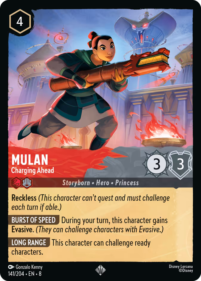 Carta Mulan · Charging Ahead