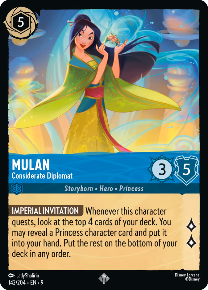 Carta Mulan · Considerate Diplomat