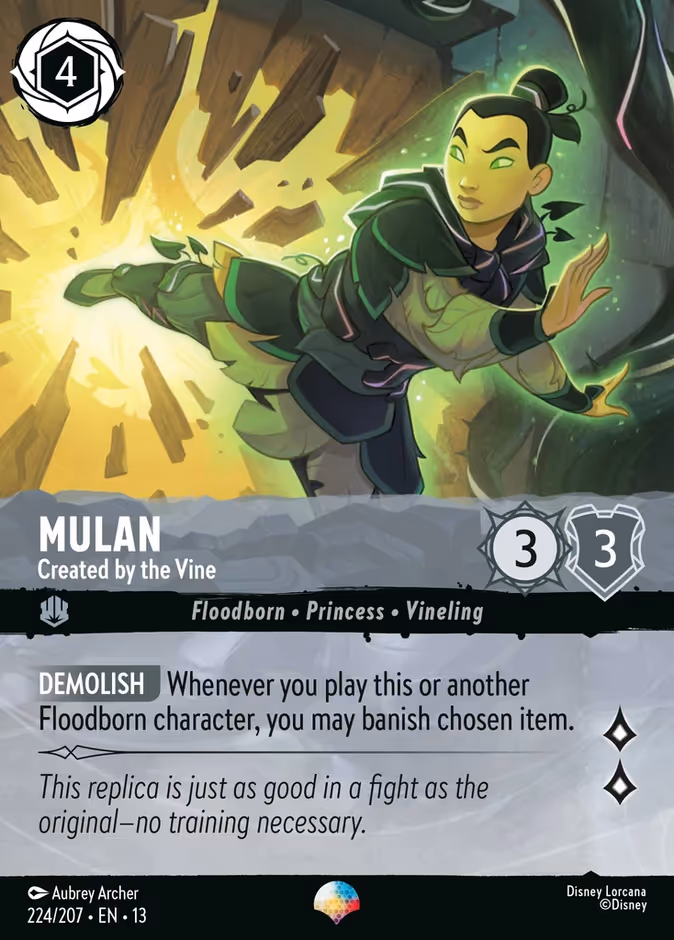 Carta Mulan · Created by the Vine