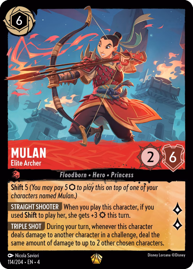 Carta Mulan · Elite Archer