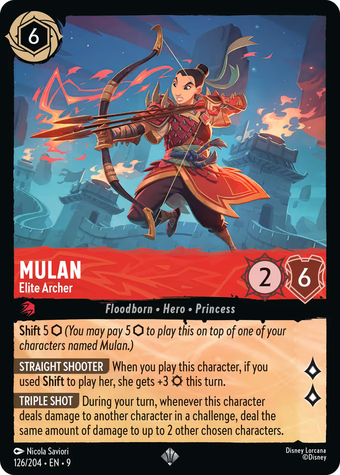 Carta Mulan · Elite Archer
