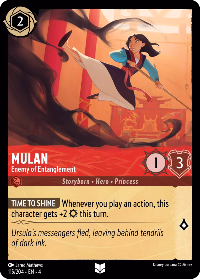 Carta Mulan · Enemy of Entanglement