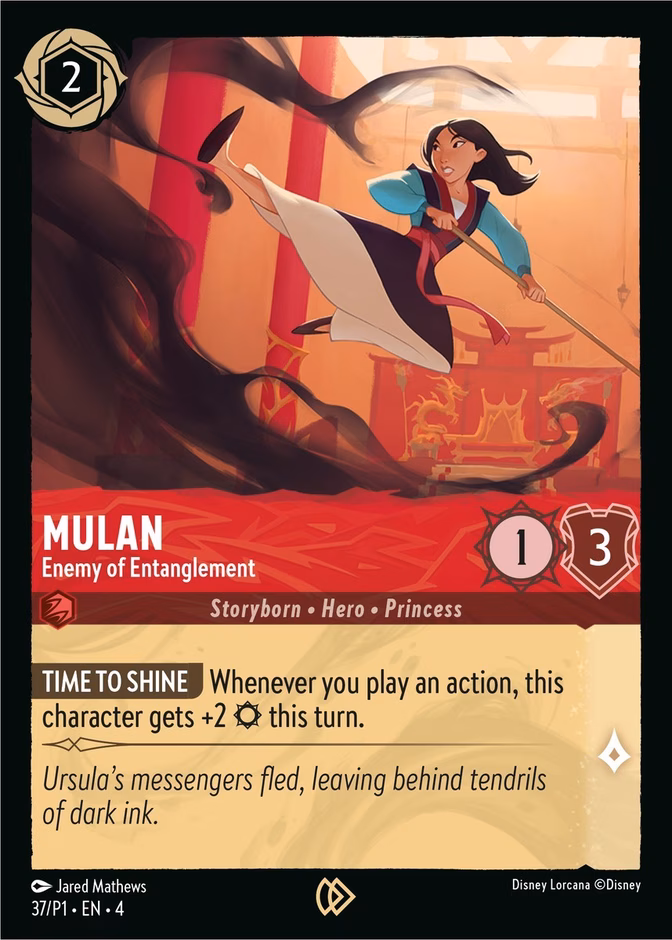 Carta Mulan · Enemy of Entanglement