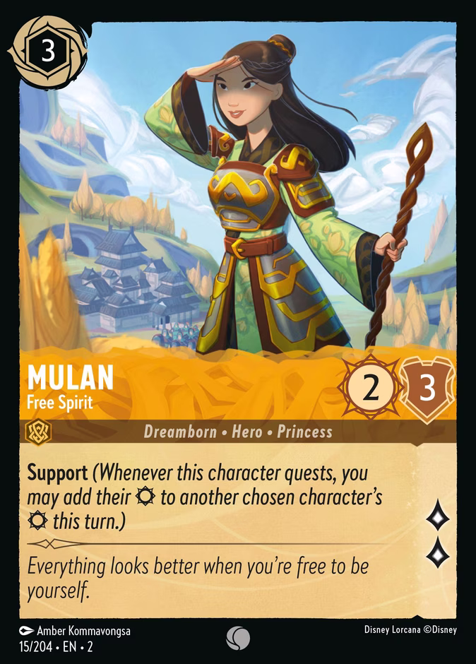 Carta Mulan · Free Spirit