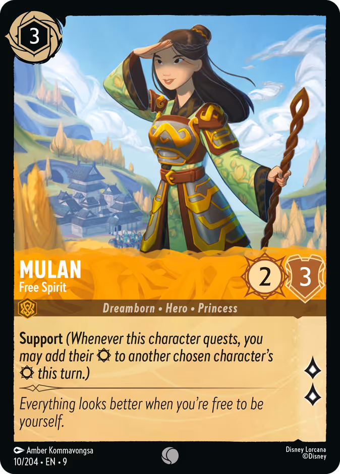 Carta Mulan · Free Spirit
