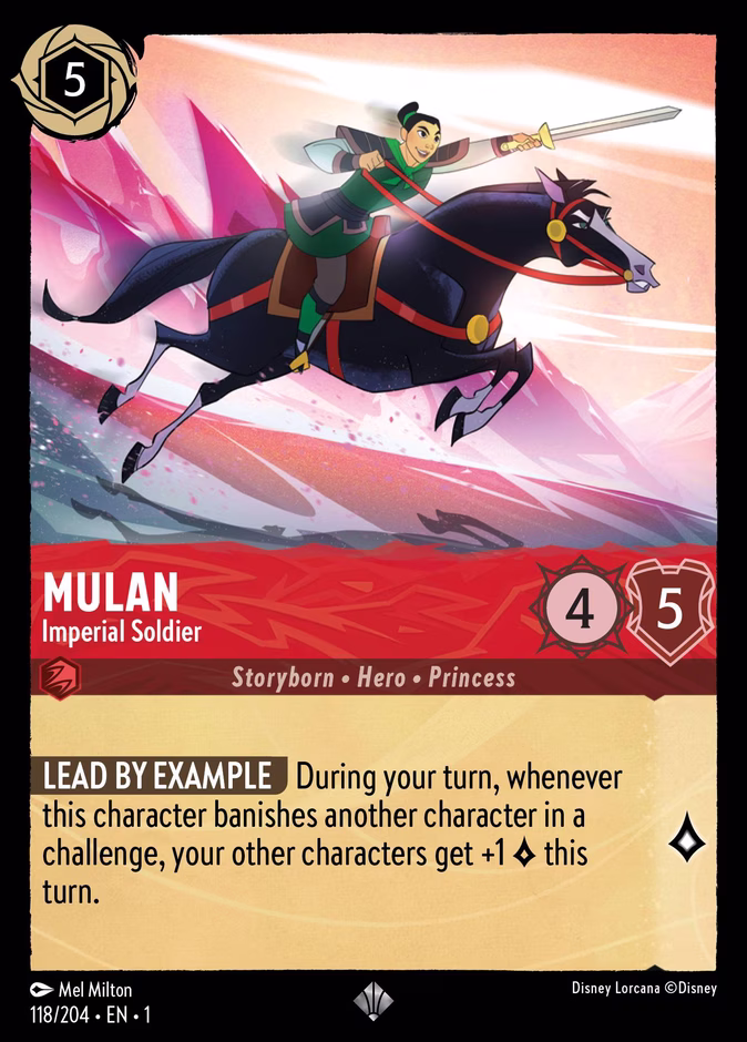 Carta Mulan · Imperial Soldier