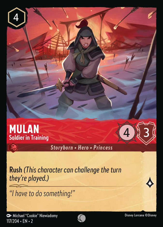 Carta Mulan · Soldier in Training