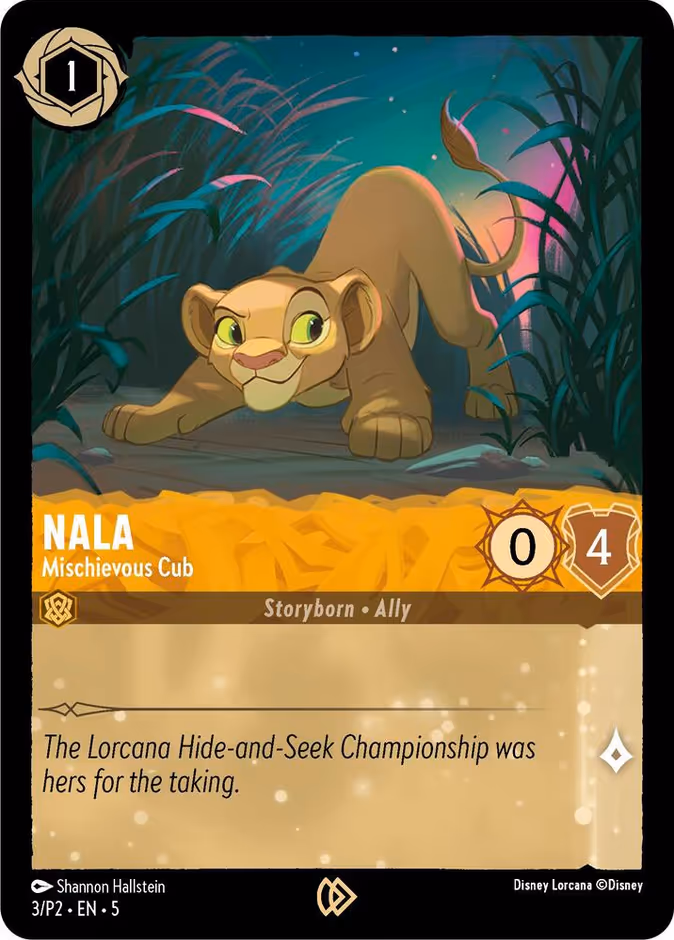 Carta Nala · Mischievous Cub