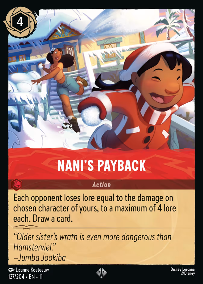 Carta Nani's Payback · 